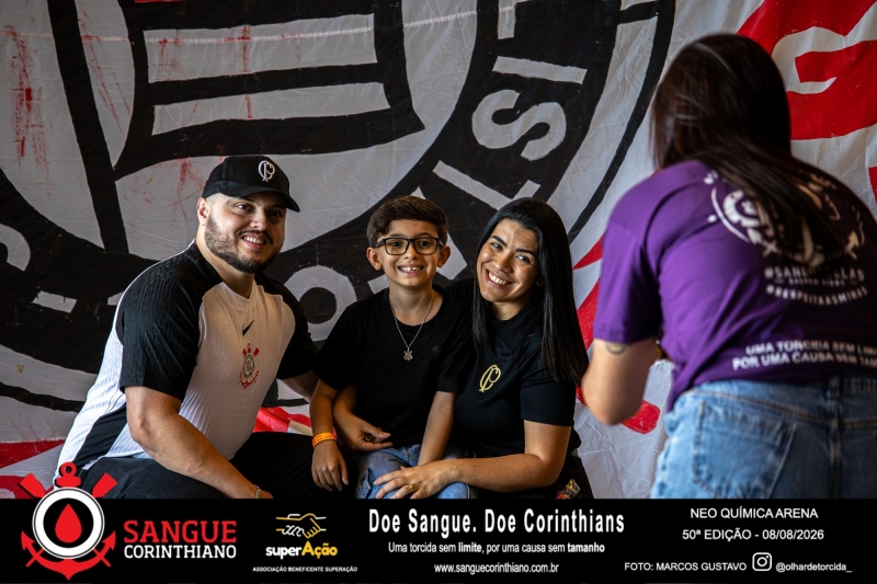 50º Edição - Campanha Sangue Corinthiano - Neo Quimíca Arena - 08 de Agosto 2026