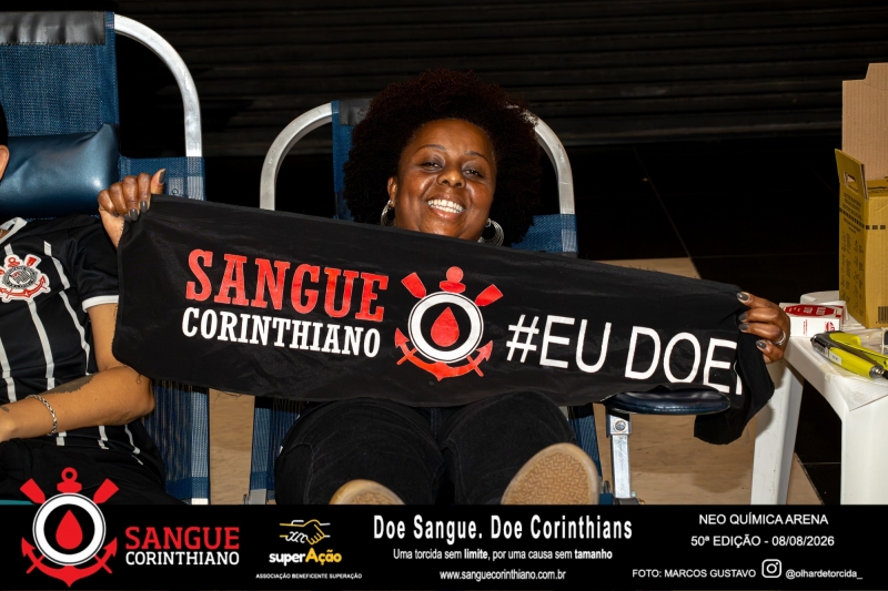 50º Edição - Campanha Sangue Corinthiano - Neo Quimíca Arena - 08 de Agosto 2026