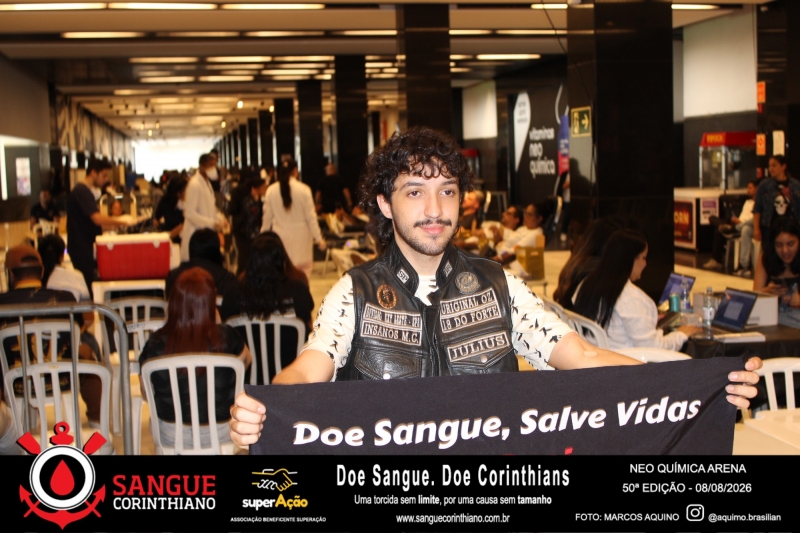 50º Edição - Campanha Sangue Corinthiano - Neo Quimíca Arena - 08 de Agosto 2026
