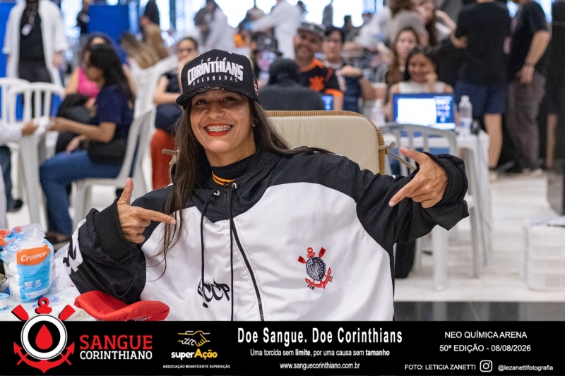 50º Edição - Campanha Sangue Corinthiano - Neo Quimíca Arena - 08 de Agosto 2026