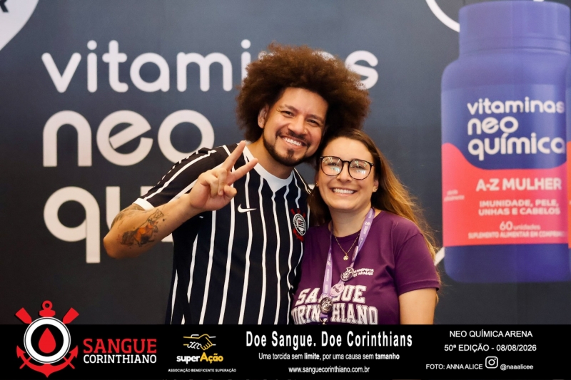 50º Edição - Campanha Sangue Corinthiano - Neo Quimíca Arena - 08 de Agosto 2026