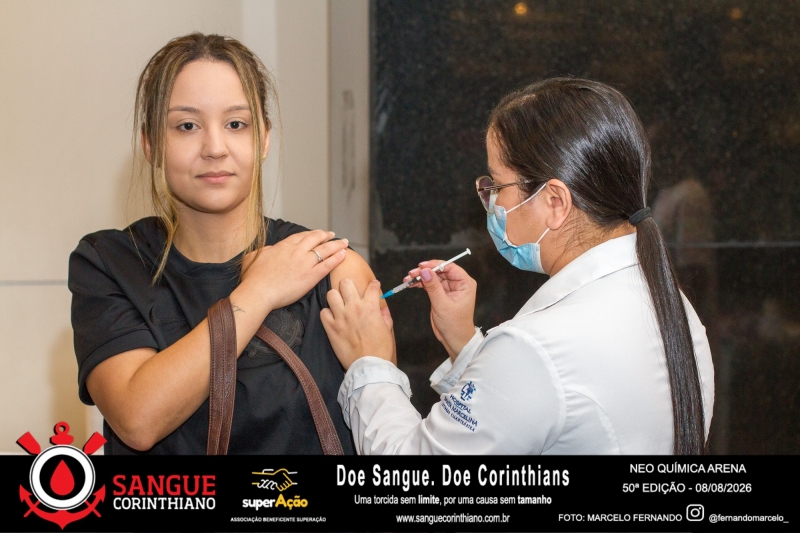 50º Edição - Campanha Sangue Corinthiano - Neo Quimíca Arena - 08 de Agosto 2026