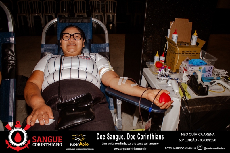 50º Edição - Campanha Sangue Corinthiano - Neo Quimíca Arena - 08 de Agosto 2026