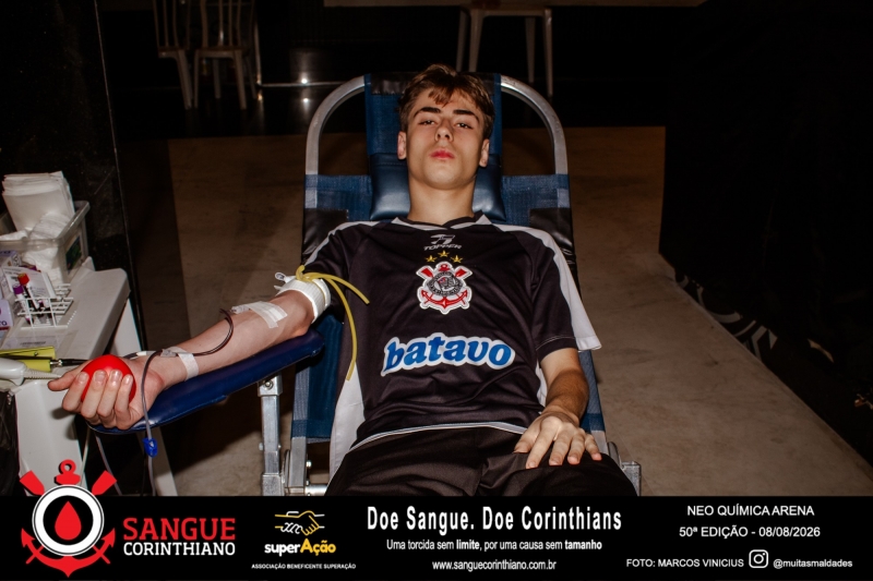 50º Edição - Campanha Sangue Corinthiano - Neo Quimíca Arena - 08 de Agosto 2026