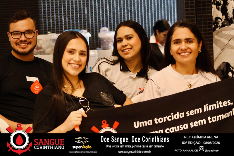 50º Edição - Campanha Sangue Corinthiano - Neo Quimíca Arena - 08 de Agosto 2026