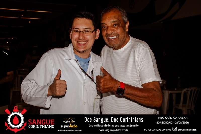 50º Edição - Campanha Sangue Corinthiano - Neo Quimíca Arena - 08 de Agosto 2026