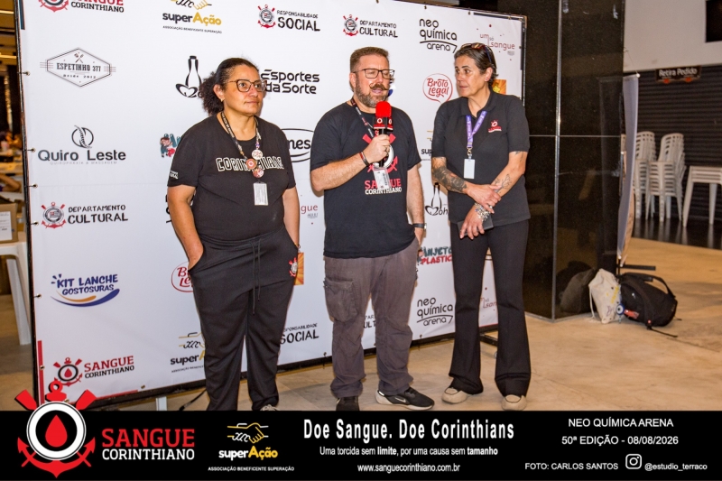 50º Edição - Campanha Sangue Corinthiano - Neo Quimíca Arena - 08 de Agosto 2026