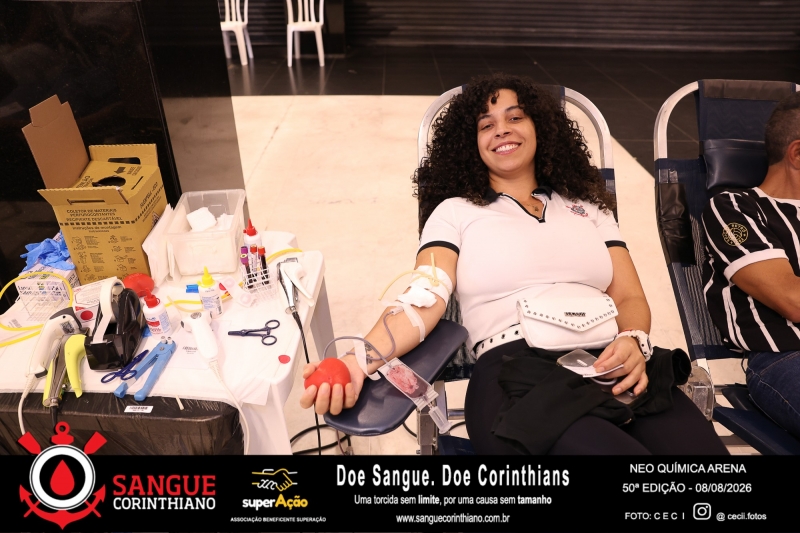 50º Edição - Campanha Sangue Corinthiano - Neo Quimíca Arena - 08 de Agosto 2026