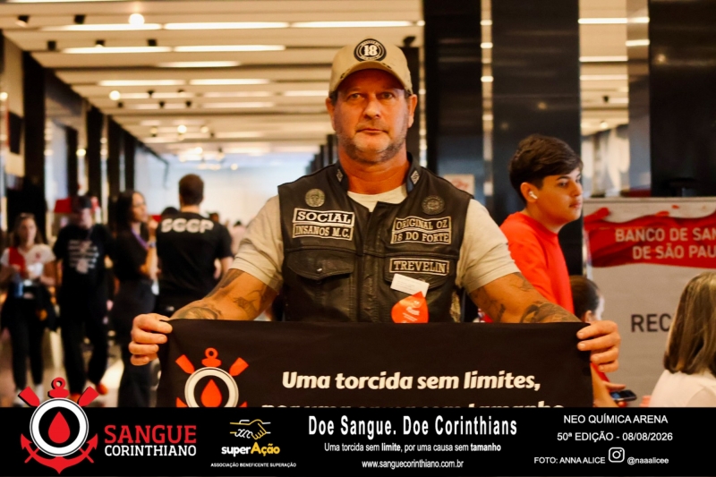 50º Edição - Campanha Sangue Corinthiano - Neo Quimíca Arena - 08 de Agosto 2026
