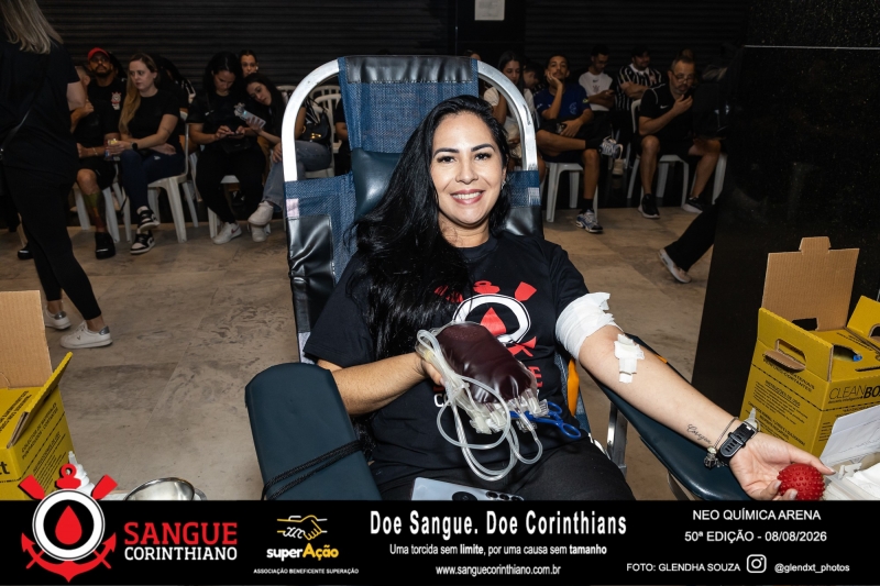 50º Edição - Campanha Sangue Corinthiano - Neo Quimíca Arena - 08 de Agosto 2026