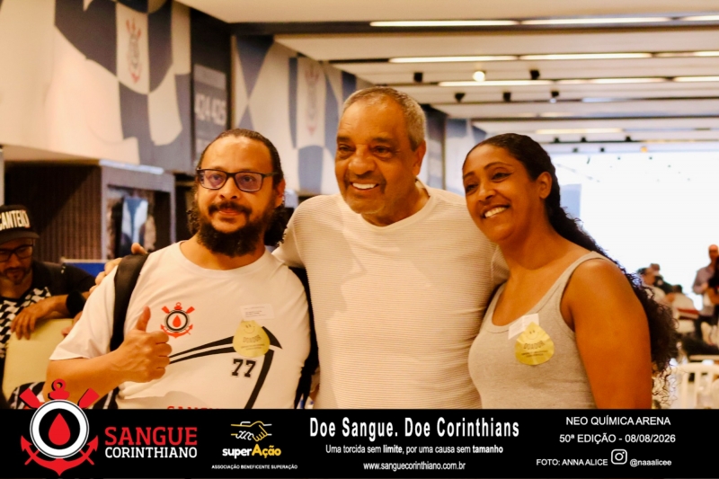 50º Edição - Campanha Sangue Corinthiano - Neo Quimíca Arena - 08 de Agosto 2026