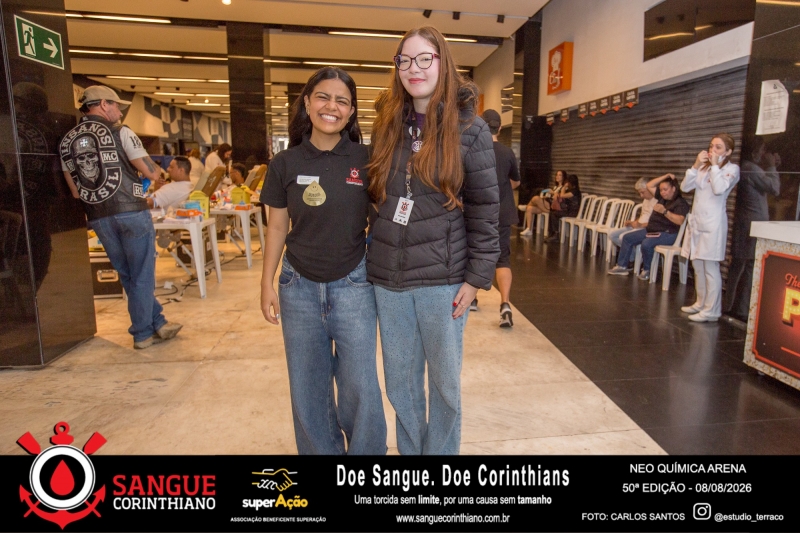 50º Edição - Campanha Sangue Corinthiano - Neo Quimíca Arena - 08 de Agosto 2026