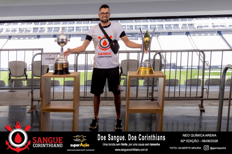 50º Edição - Campanha Sangue Corinthiano - Neo Quimíca Arena - 08 de Agosto 2026