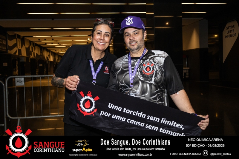 50º Edição - Campanha Sangue Corinthiano - Neo Quimíca Arena - 08 de Agosto 2026