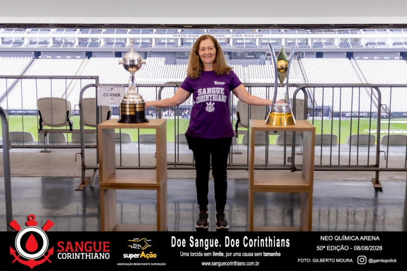 50º Edição - Campanha Sangue Corinthiano - Neo Quimíca Arena - 08 de Agosto 2026