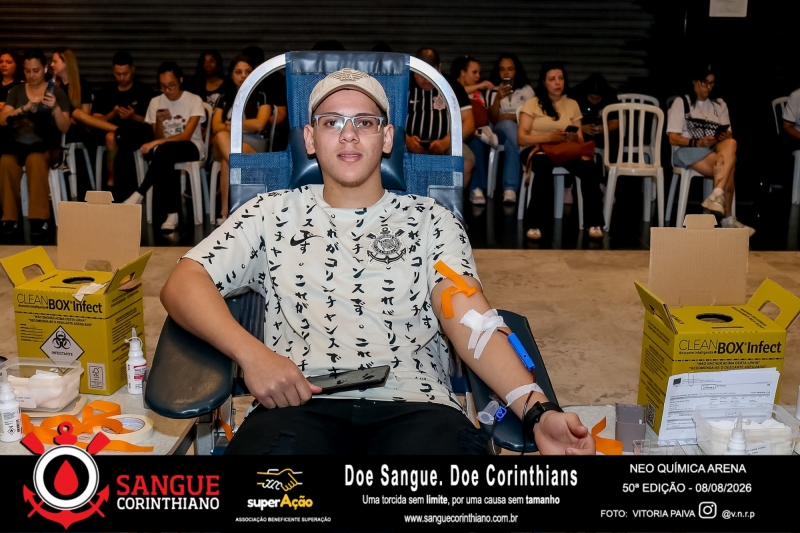 50º Edição - Campanha Sangue Corinthiano - Neo Quimíca Arena - 08 de Agosto 2026