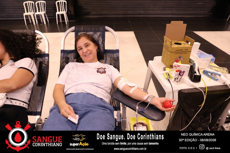 50º Edição - Campanha Sangue Corinthiano - Neo Quimíca Arena - 08 de Agosto 2026