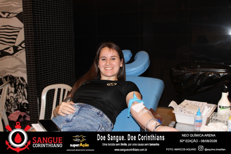 50º Edição - Campanha Sangue Corinthiano - Neo Quimíca Arena - 08 de Agosto 2026