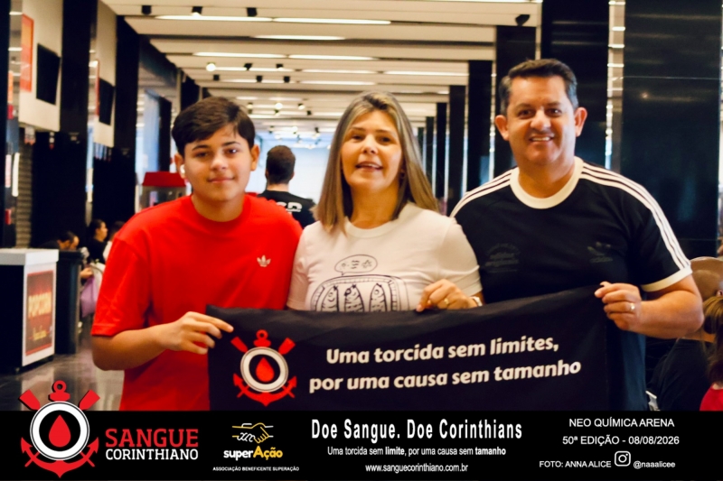 50º Edição - Campanha Sangue Corinthiano - Neo Quimíca Arena - 08 de Agosto 2026