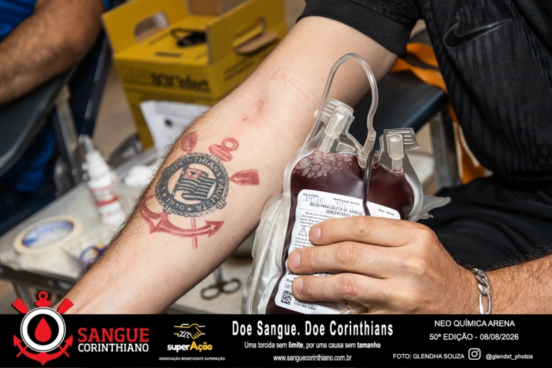 50º Edição - Campanha Sangue Corinthiano - Neo Quimíca Arena - 08 de Agosto 2026