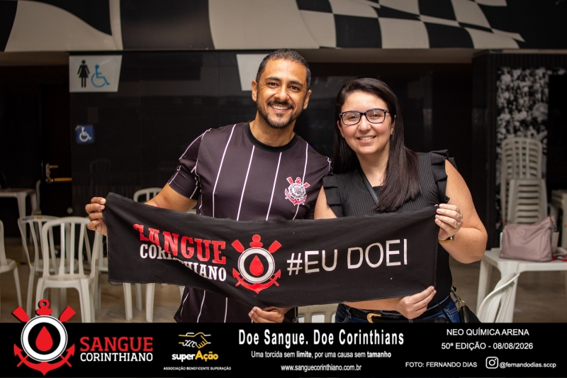 50º Edição - Campanha Sangue Corinthiano - Neo Quimíca Arena - 08 de Agosto 2026