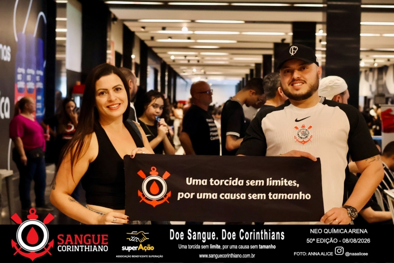 50º Edição - Campanha Sangue Corinthiano - Neo Quimíca Arena - 08 de Agosto 2026