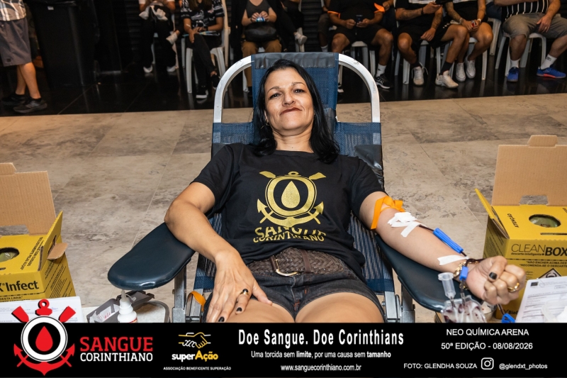 50º Edição - Campanha Sangue Corinthiano - Neo Quimíca Arena - 08 de Agosto 2026