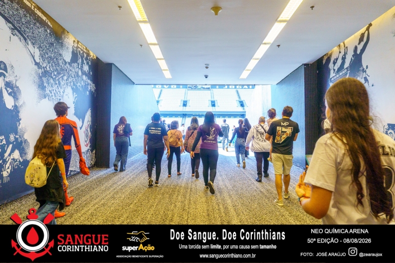 50º Edição - Campanha Sangue Corinthiano - Neo Quimíca Arena - 08 de Agosto 2026