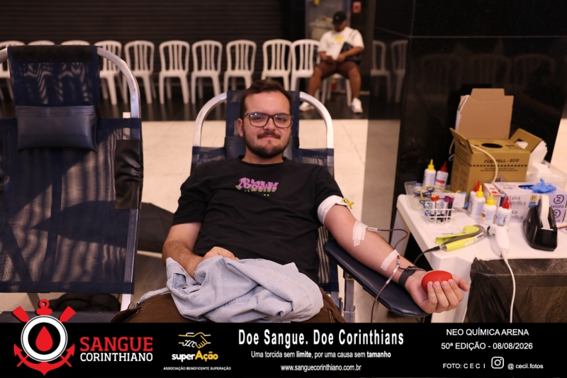 50º Edição - Campanha Sangue Corinthiano - Neo Quimíca Arena - 08 de Agosto 2026