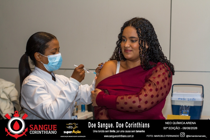 50º Edição - Campanha Sangue Corinthiano - Neo Quimíca Arena - 08 de Agosto 2026
