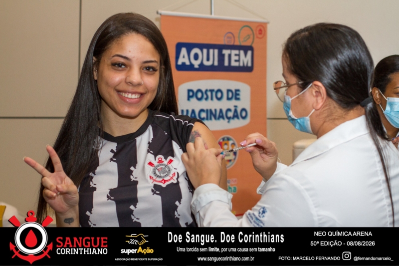 50º Edição - Campanha Sangue Corinthiano - Neo Quimíca Arena - 08 de Agosto 2026