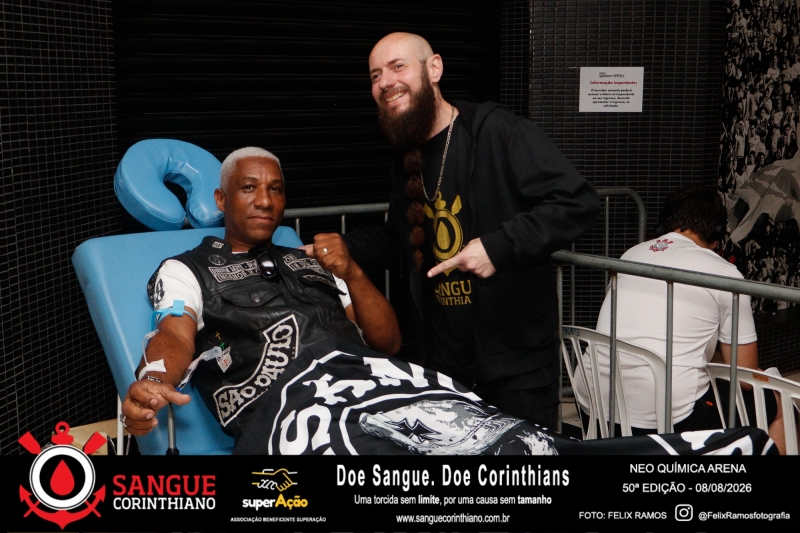 50º Edição - Campanha Sangue Corinthiano - Neo Quimíca Arena - 08 de Agosto 2026