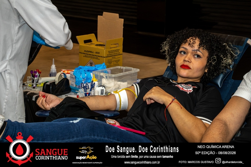 50º Edição - Campanha Sangue Corinthiano - Neo Quimíca Arena - 08 de Agosto 2026