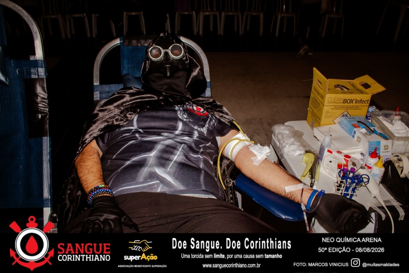 50º Edição - Campanha Sangue Corinthiano - Neo Quimíca Arena - 08 de Agosto 2026