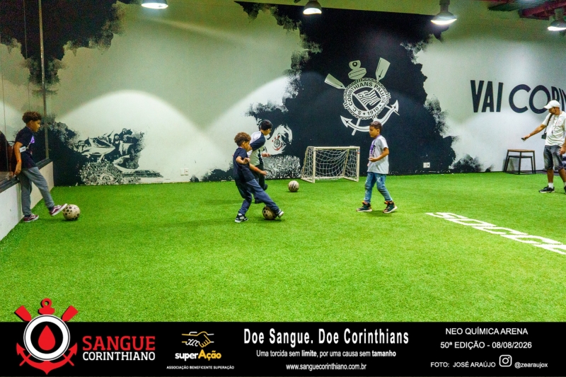 50º Edição - Campanha Sangue Corinthiano - Neo Quimíca Arena - 08 de Agosto 2026