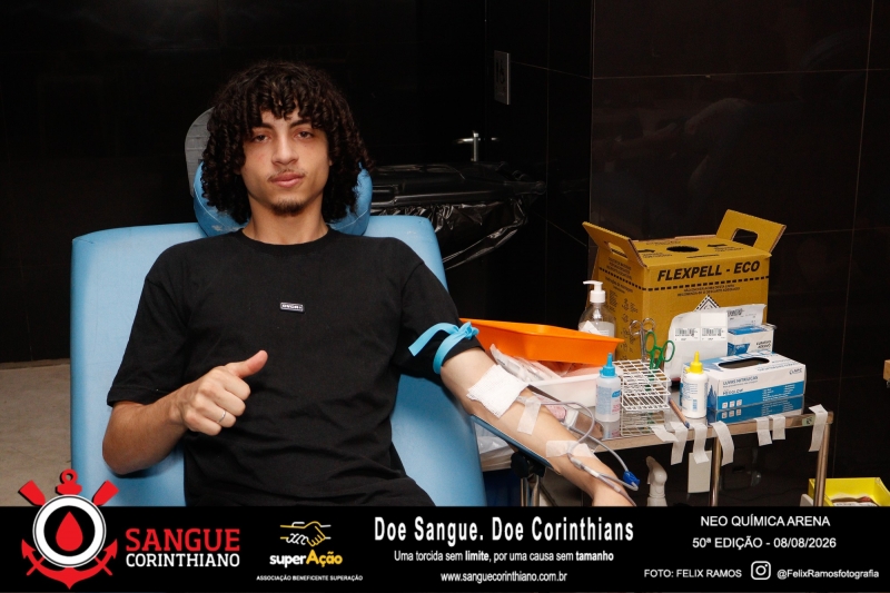 50º Edição - Campanha Sangue Corinthiano - Neo Quimíca Arena - 08 de Agosto 2026