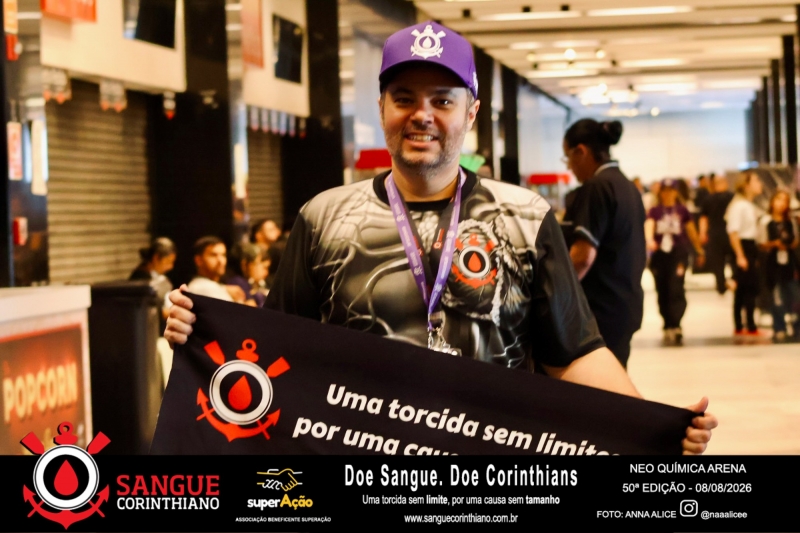 50º Edição - Campanha Sangue Corinthiano - Neo Quimíca Arena - 08 de Agosto 2026