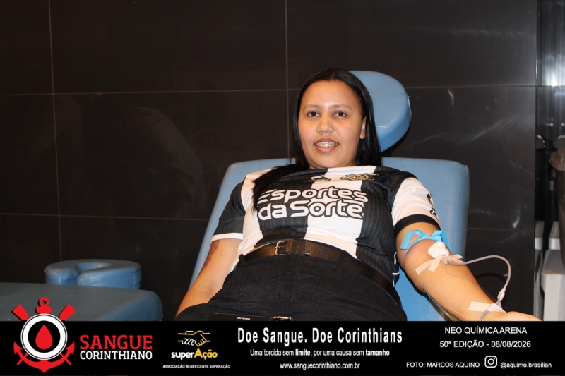 50º Edição - Campanha Sangue Corinthiano - Neo Quimíca Arena - 08 de Agosto 2026