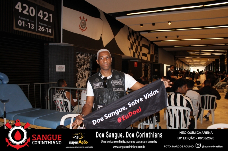 50º Edição - Campanha Sangue Corinthiano - Neo Quimíca Arena - 08 de Agosto 2026