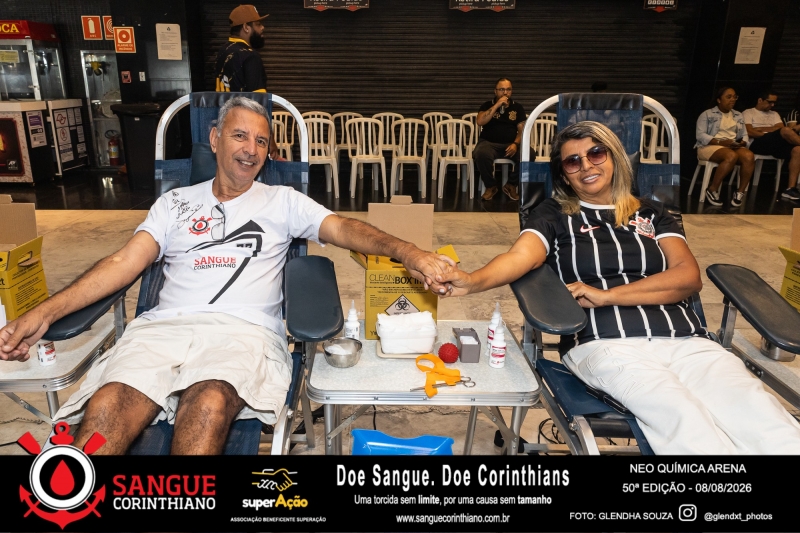 50º Edição - Campanha Sangue Corinthiano - Neo Quimíca Arena - 08 de Agosto 2026