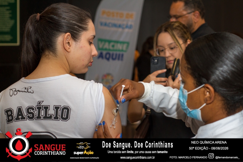 50º Edição - Campanha Sangue Corinthiano - Neo Quimíca Arena - 08 de Agosto 2026