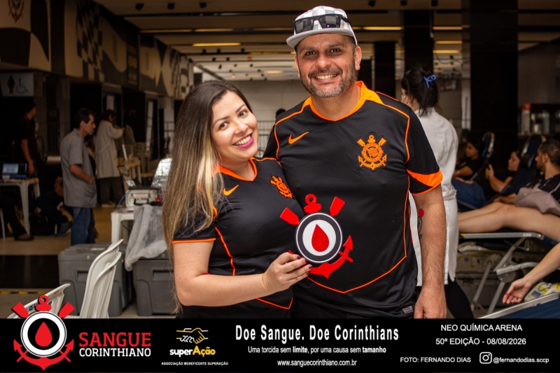 50º Edição - Campanha Sangue Corinthiano - Neo Quimíca Arena - 08 de Agosto 2026