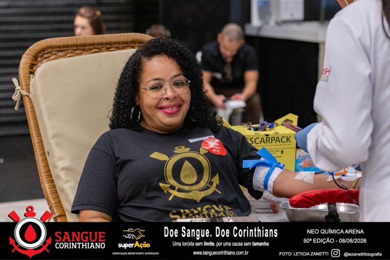 50º Edição - Campanha Sangue Corinthiano - Neo Quimíca Arena - 08 de Agosto 2026