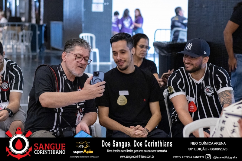 50º Edição - Campanha Sangue Corinthiano - Neo Quimíca Arena - 08 de Agosto 2026