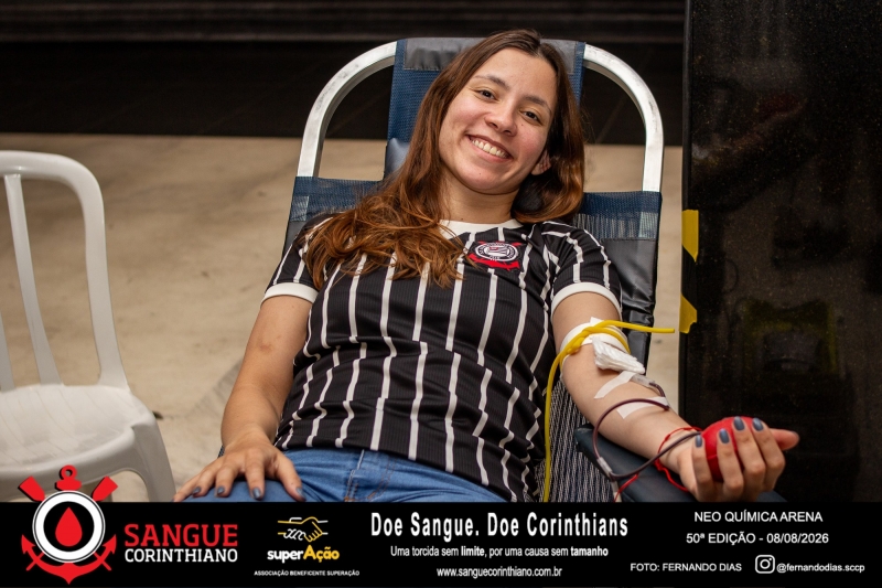 50º Edição - Campanha Sangue Corinthiano - Neo Quimíca Arena - 08 de Agosto 2026
