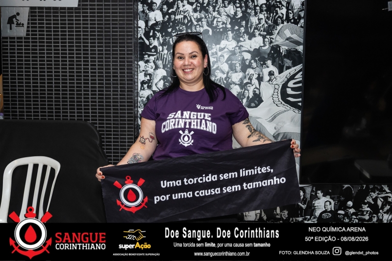 50º Edição - Campanha Sangue Corinthiano - Neo Quimíca Arena - 08 de Agosto 2026