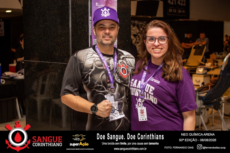50º Edição - Campanha Sangue Corinthiano - Neo Quimíca Arena - 08 de Agosto 2026