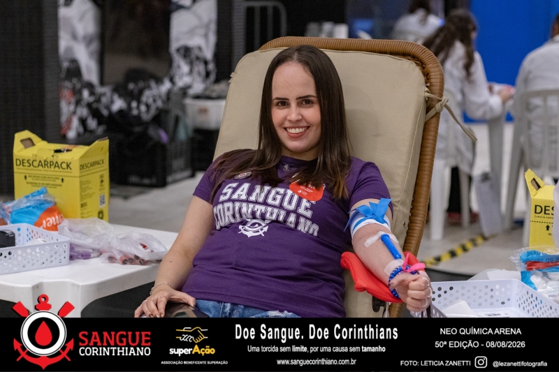 50º Edição - Campanha Sangue Corinthiano - Neo Quimíca Arena - 08 de Agosto 2026