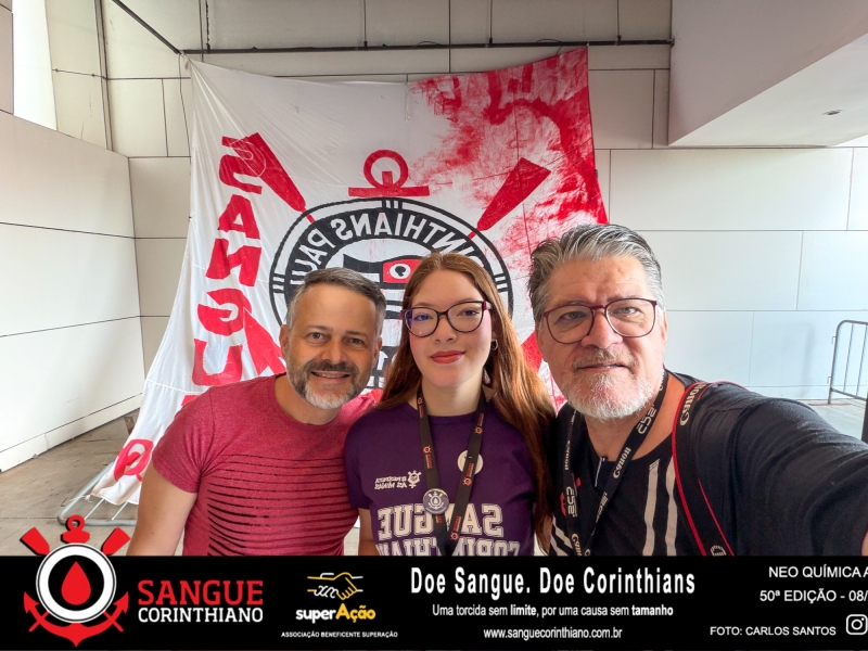 50º Edição - Campanha Sangue Corinthiano - Neo Quimíca Arena - 08 de Agosto 2026