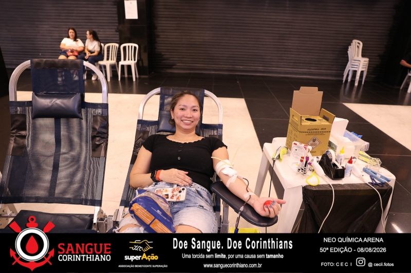 50º Edição - Campanha Sangue Corinthiano - Neo Quimíca Arena - 08 de Agosto 2026